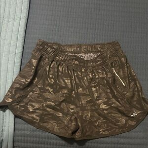 Women's Black Camouflage Shorts